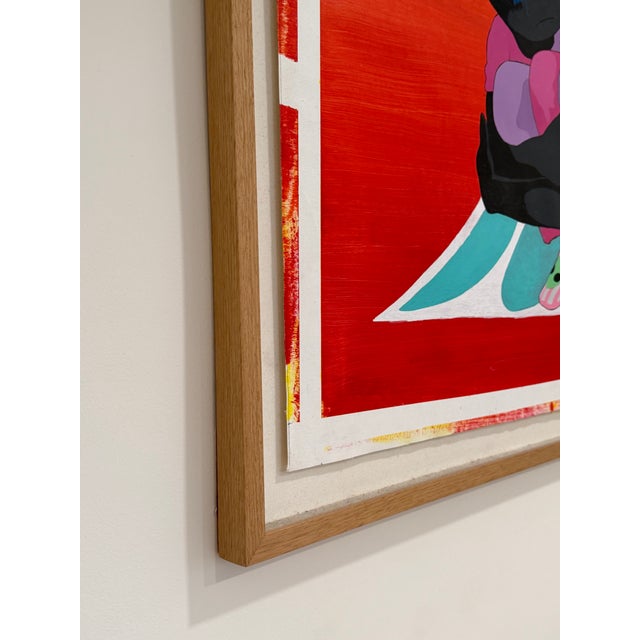 A rare opportunity to acquire an original painting by French contemporary artist Jojo Le Petit Prince. This is a one-of-a-...