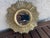 Mid-Century Modern Mid 20th Century Small Scale Italian Wooden Sunburst Mirror - 11"d For Sale - Image 3 of 4