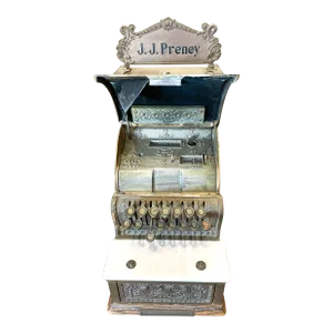 Antique National Cash Register Model 313 - J J Preney