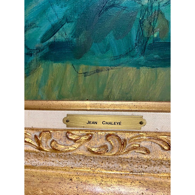 Jean Chaleye, Large Post Impressionist Oil Painting Jean Chaleye, Rose Bouquet Findlay Gallery For Sale - Image 4 of 13