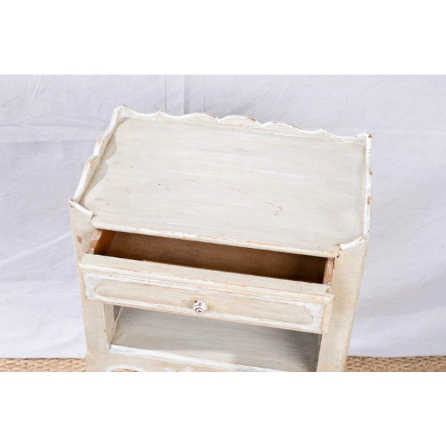 Paint Pair of 19th Century Painted French Side Tables For Sale - Image 7 of 9