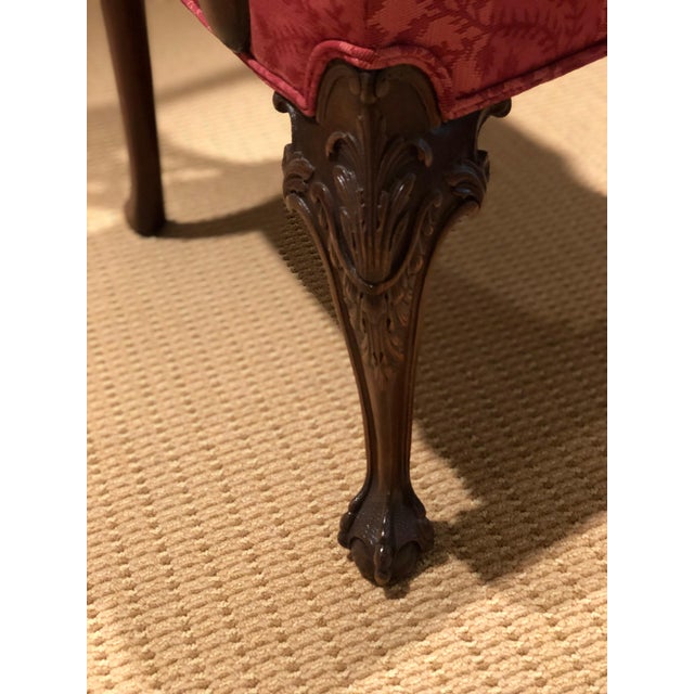 Early 20th Century Vintage George II Style Mahogany Dining Chairs - Set of 10 For Sale - Image 9 of 10