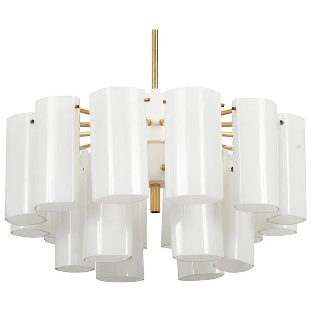 1960s Ark Chandelier attributed to Gert Nyström for Fagerhults, 1969 For Sale - Image 5 of 5
