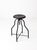 Early 20th Century Antique Industrial Adjustable Metal Stool For Sale - Image 5 of 13