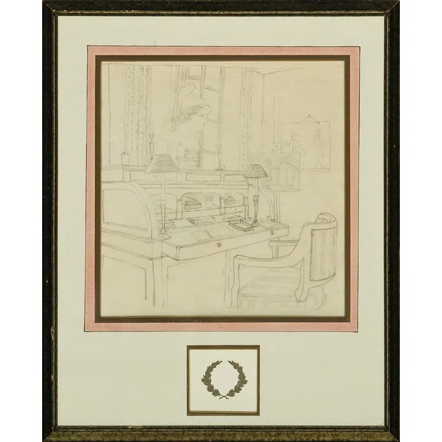 Interior Study Drawing For Sale