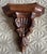 English Vintage Carved Wood Corbel Shelf Brackets Pair Acanthus Scroll Architectural Wall For Sale - Image 3 of 8