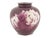 Late 19th Century Japanese Cloisonne Enamel Vase Ando Signed Purple Ground Roses For Sale - Image 5 of 7