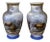 Antique Hand-Painted Opaline Vases - a Pair For Sale