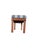 1940s English Chippendale Mahogany Bench New Fabric. For Sale - Image 9 of 10