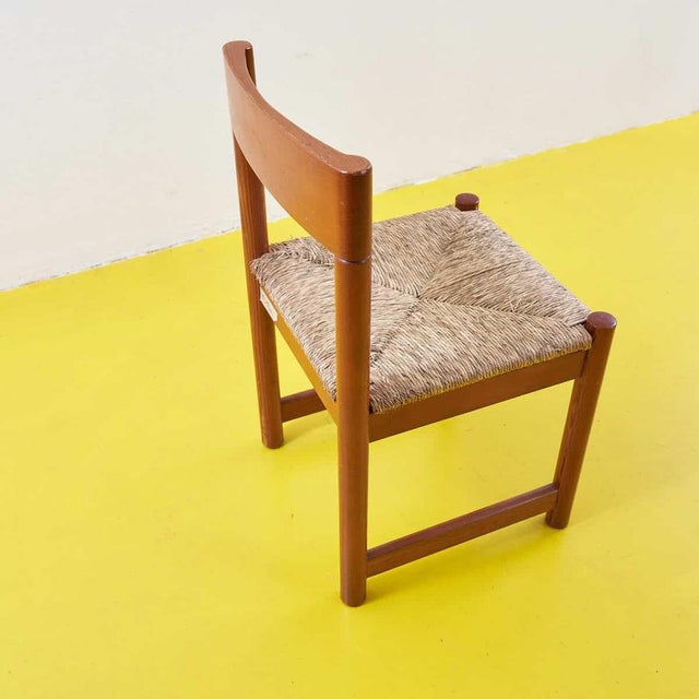 Handcrafted Woven Wood Chair For Sale - Image 5 of 6