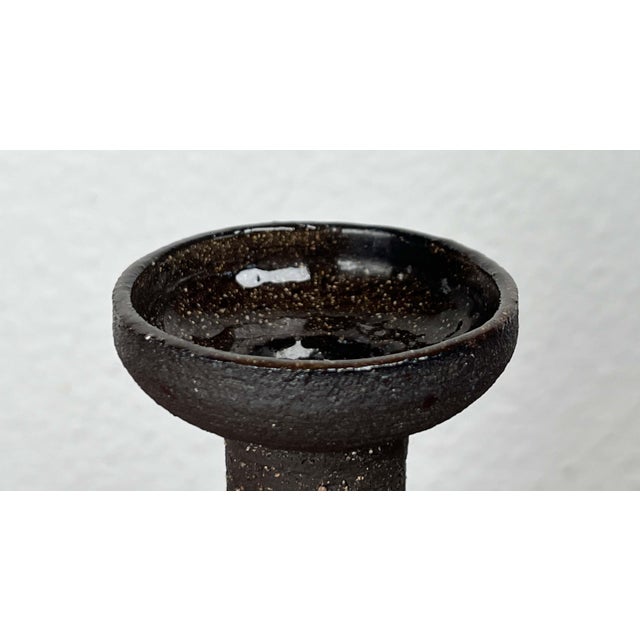 Mid-Century Modern Danish Studio Pottery Candleholder from Lehmann Pottery, 1960s For Sale - Image 14 of 17
