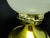 The pendant lamp was produced in the 70s. The structure is made of brass and the lampshade is made of glass. It is...