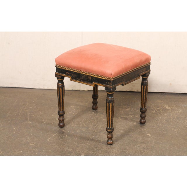 Coffee French Tabouret or Stool, Late 18th C. For Sale - Image 8 of 11