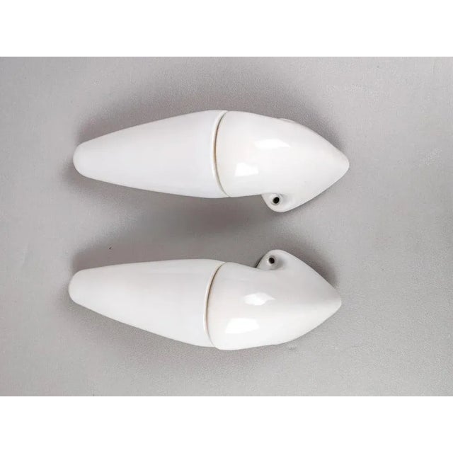 Porcelain Bathroom Wall Lights by Sigvard Bernadotte for Ifo, 1950s, Set of 2 For Sale - Image 10 of 14