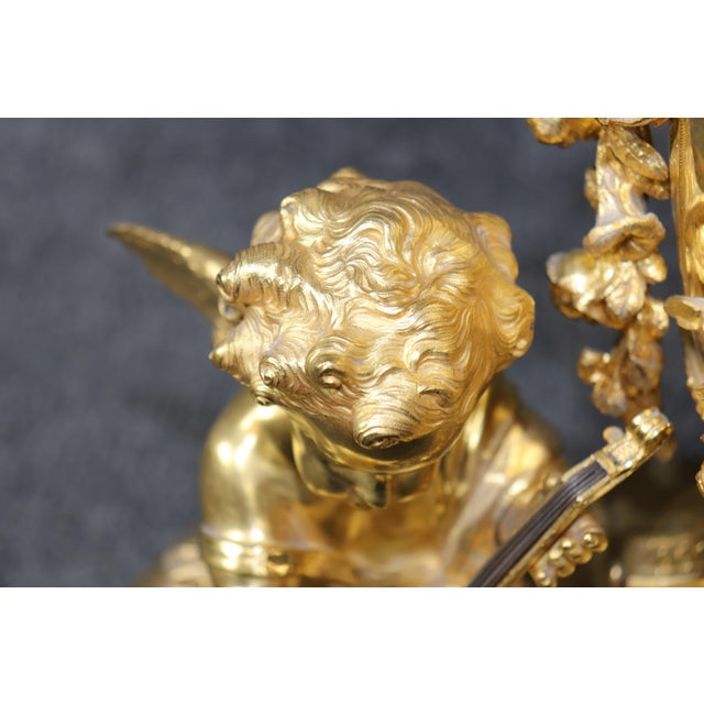 Superb Figural Bronze With Cherubs by Samuel Marti Sold by Barrd & Vignon For Sale - Image 14 of 18