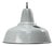 Vintage Industrial Dutch Grey Enamel Hanging Lamp from Philips For Sale