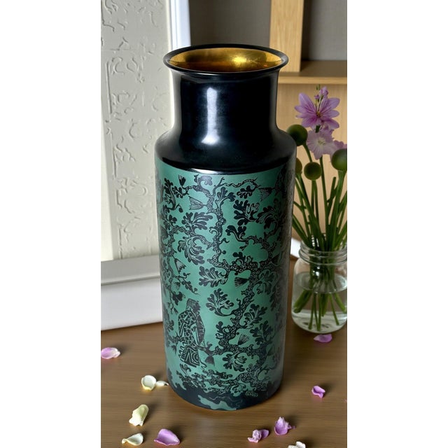 Finzi “Oro Zecchino” Decorated Ceramic Vase For Sale - Image 17 of 18