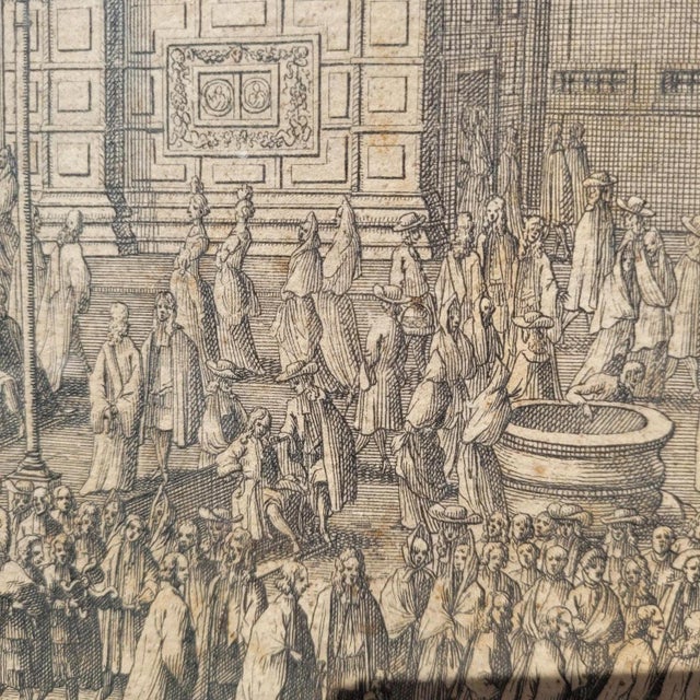 Views of Venice, Engravings, 18th-19th Century, Framed, Set of 6 For Sale - Image 11 of 18