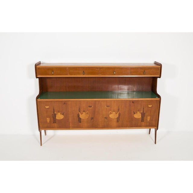 Mid-Century Modern Italian Bar Cabinet, 1960s For Sale - Image 8 of 13