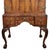 Antique English Queen Anne Walnut Cabinet on Stand Mirrored Cocktail Bar Chest For Sale - Image 10 of 18