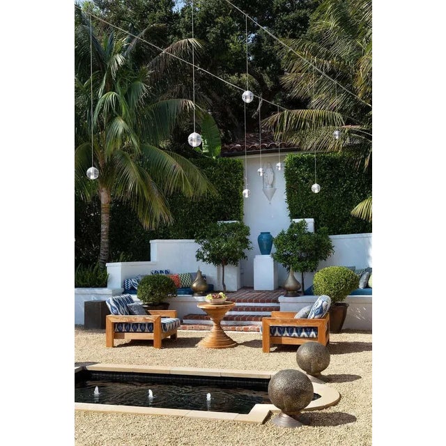 Bauhaus Walnut Stacked Disc Side Table For Sale - Image 3 of 8