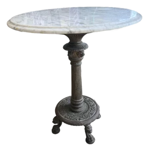 Late 19th Century Cast Iron French Cafe Table