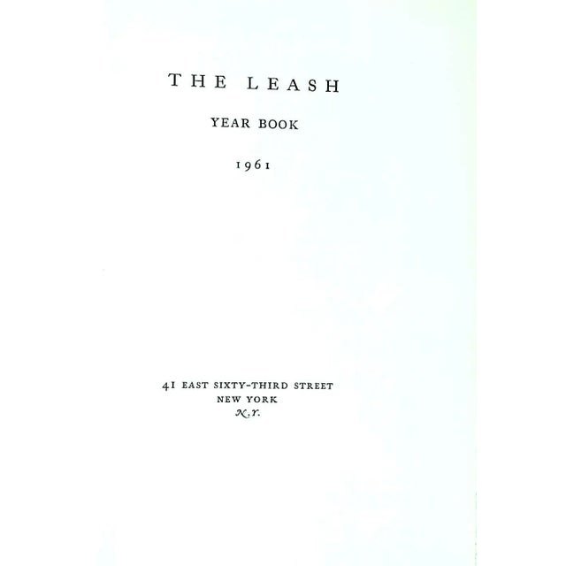 Traditional "The Leash Year Book 1961 Members Annual" For Sale - Image 3 of 10