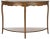 Richardson Demilune Console in Medium Brown For Sale - Image 4 of 4