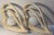 Art Deco Late 20th Century Pearlescent Art Deco Heart Lamps - a Pair For Sale - Image 3 of 9
