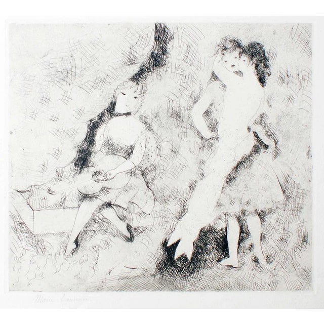 Le Bal - Original Etching by Marie Laurencin - 1927 1927 For Sale - Image 6 of 6