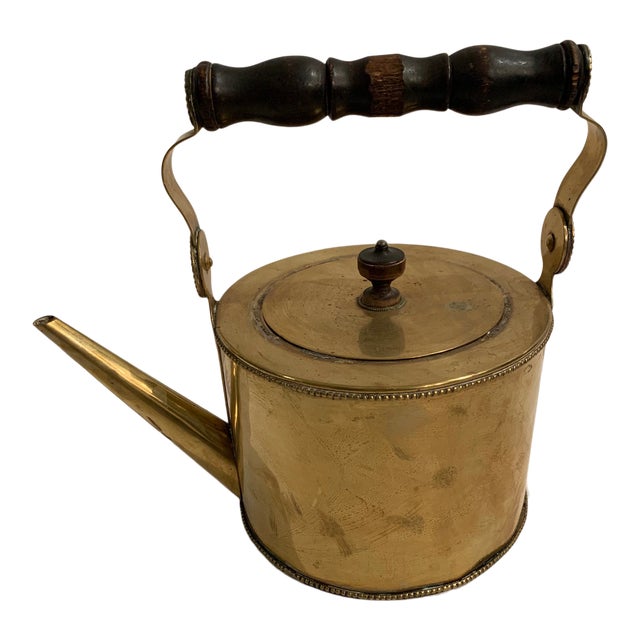Antique Brass Tea Kettle Chairish