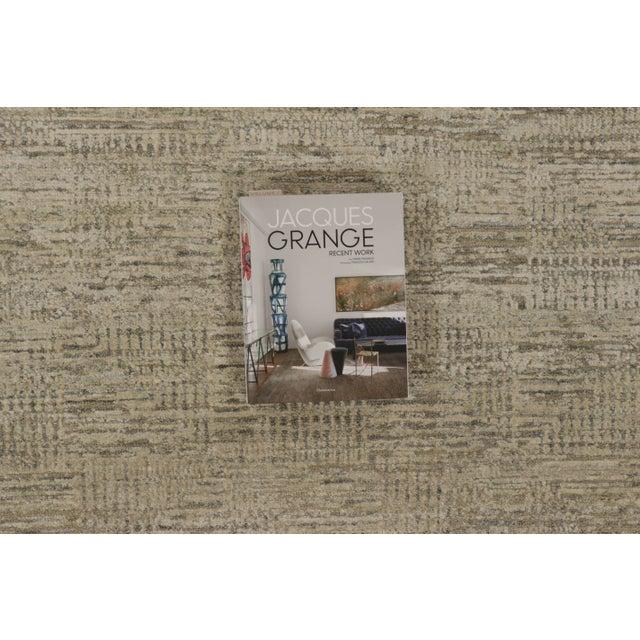Contemporary Square Textural Rug in Beige Hues, by Rug & Kilim, India For Sale - Image 9 of 10