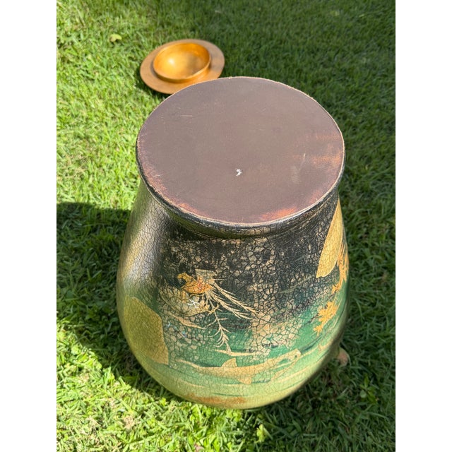 Vintage Oversized Fish Motif Lidded Jar For Sale - Image 10 of 12