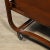 Mid-Century Hand-Rubbed Walnut Drop Leaf Bar Cart by Edward Wormley for Dunbar For Sale - Image 10 of 12