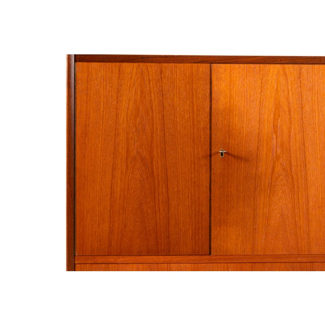 Vintage Danish Teak Cabinet with Drawer, 1960s For Sale - Image 11 of 13