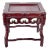 Vintage Small Tabletop Rosewood Stand For Sale