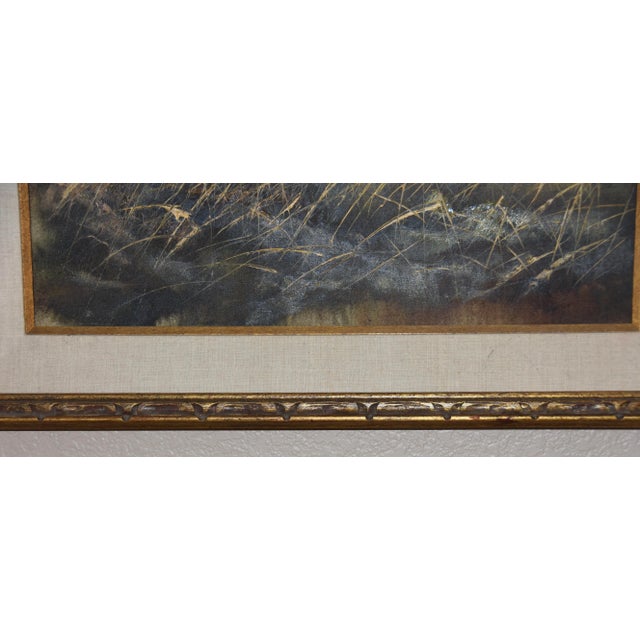 1960s Vintage Hector Salas Framed Oil on Canvas Outhouse Rural Landscape Painting For Sale In Palm Springs - Image 6 of 13