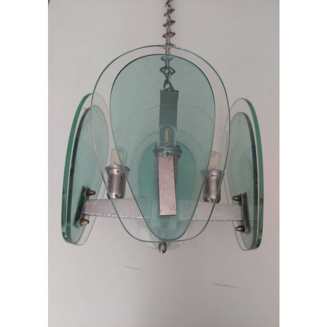 1970s Fontana Arte Italian Pendant Lamp, 1970s For Sale - Image 5 of 11