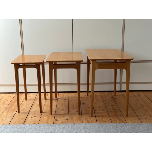 Mid-Century Modern Nesting Tables, 1960s, Set of 3 For Sale - Image 3 of 10