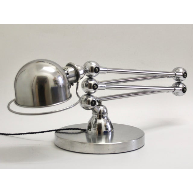 Industrial 4-Arm Floor Lamp by Jean-Louis Domecq for Jieldé, 1950s For Sale - Image 9 of 18