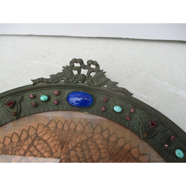 Vintage 30s' Jeweled Vanity Tray For Sale - Image 4 of 8