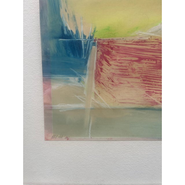 1960s Peter Watts 1961 Abstract Work on Paper of Cape Cod For Sale - Image 5 of 5