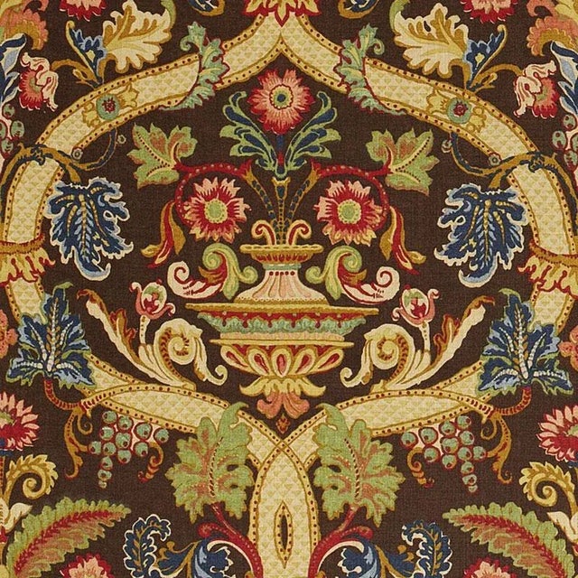 Sample- Schumacher Fontenay Vase Fabric in Document For Sale