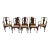 Set of 8 George III Walnut Dining Room Chairs For Sale