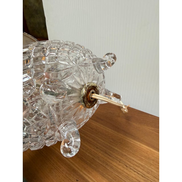 Cut Glass Boudoir Table Lamp For Sale In San Francisco - Image 6 of 12