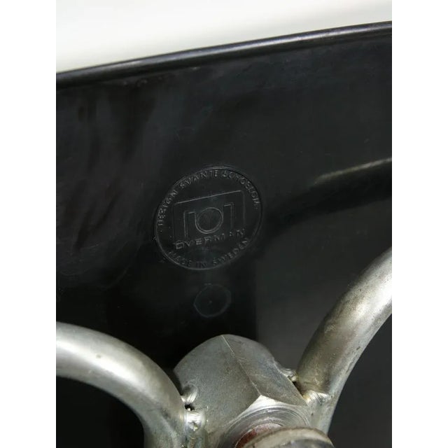 Swedish Overman Office Swivel Chair in Black by Svante Schöblom, 1970s For Sale - Image 18 of 18