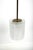 1960s Scandinavian Carl Fagerlund Textured Glass and Brass Pendant For Sale In Chicago - Image 6 of 9