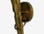 Mid 20th Century Neoclassical, Monumental Torchiere Wall Sconces, Brass, Glass - a Pair For Sale - Image 10 of 12