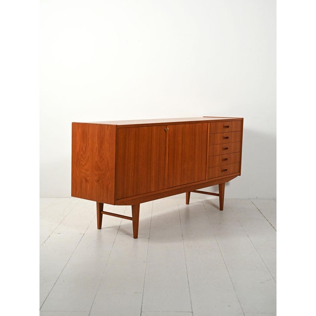 Scandinavian Teak Sideboard, 1960s For Sale - Image 3 of 12