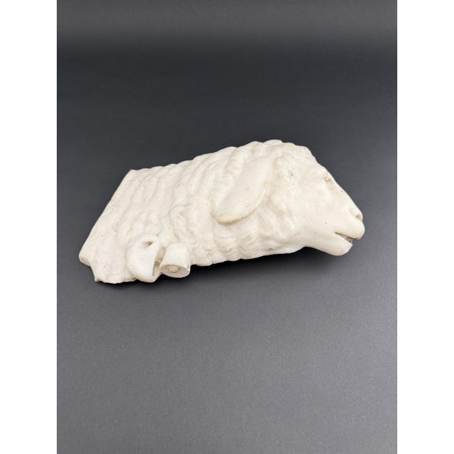 17th Century Marble Fragment Depicting a Lamb, Tuscany For Sale - Image 3 of 18